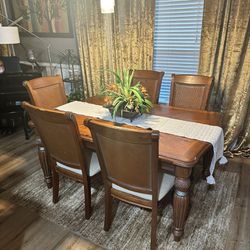 8 Seat Dining set XL Two Leafs For Table