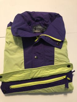 Men’s White Fir XL Neon yellow/purple Parka / Jacket