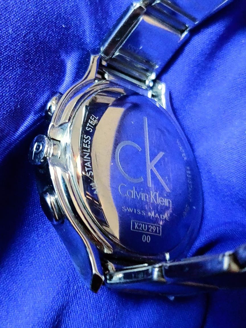 Calvin Klein Swiss Made Chrono Women\'s Vintage Watch Calvin Klein CK Watch Chronograph K76271 Swiss Made White | eBay main image 2
