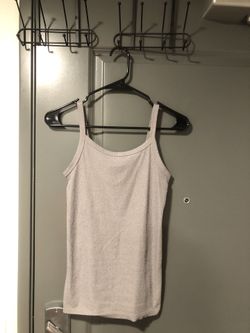 💥PRACTICALLY NEW❣️Grey stretchy tank top size XS. 