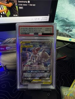 Pokemon Mewtwo Mew PSA 10