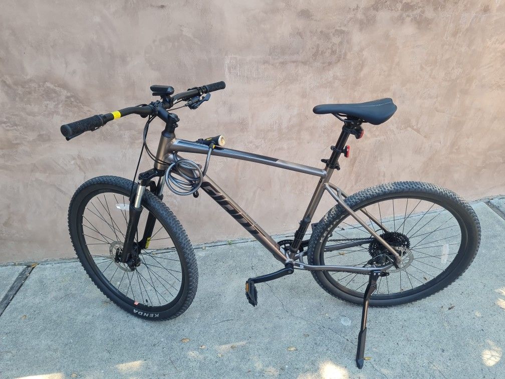 Mountainbike-Giant-Talon-29"XL, Silver + Bikelock+ Helmet