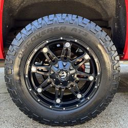 4< 20x10 fuel wheels hostage 6LUG
