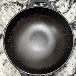 Lodge Cast Iron Wok 10 inch