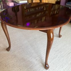 Solid Wood Dining Table And 6 Chairs 