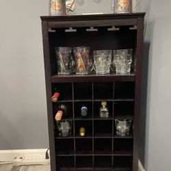 Wine Rack And Bar Cabinet