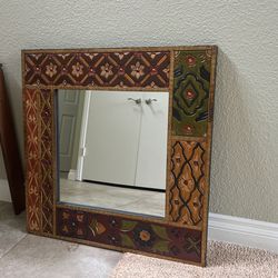 Beautiful Wood Carved Mirror