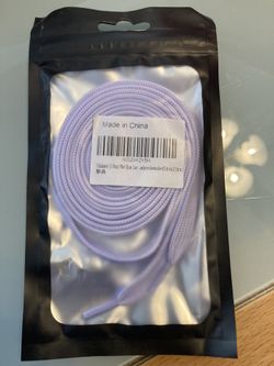 Flat lavender Shoe Laces new 4.99