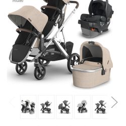 Twin Stroller With Bassinet... I Just Don't Have Carseat