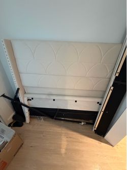 Brand new never used queen size bed frame