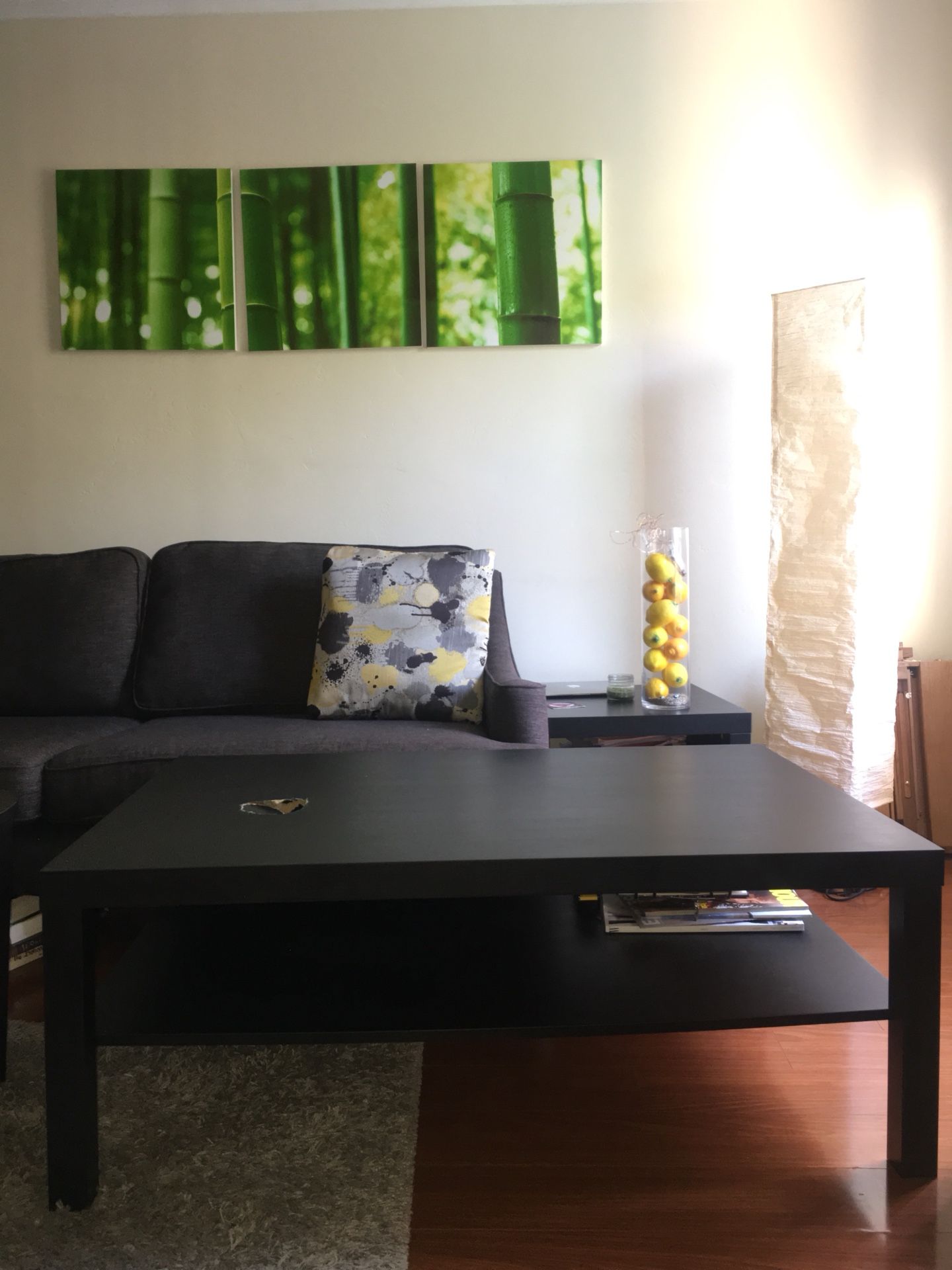 IKEA LACK Coffee table black-brown, 46 1/2x30 3/4 "