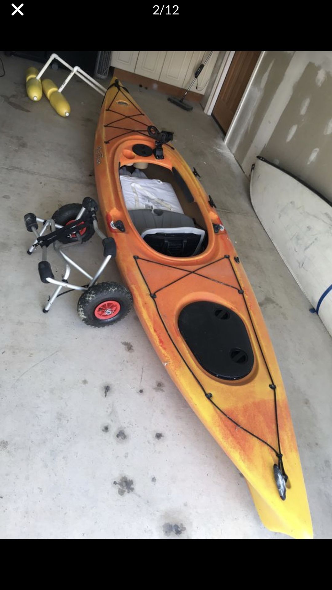 12’ Old Town Kayak excellent condition