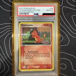 Pokemon Charmander PSA 8