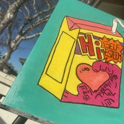 “Unlocked” Original Hand Painted Canvas Art