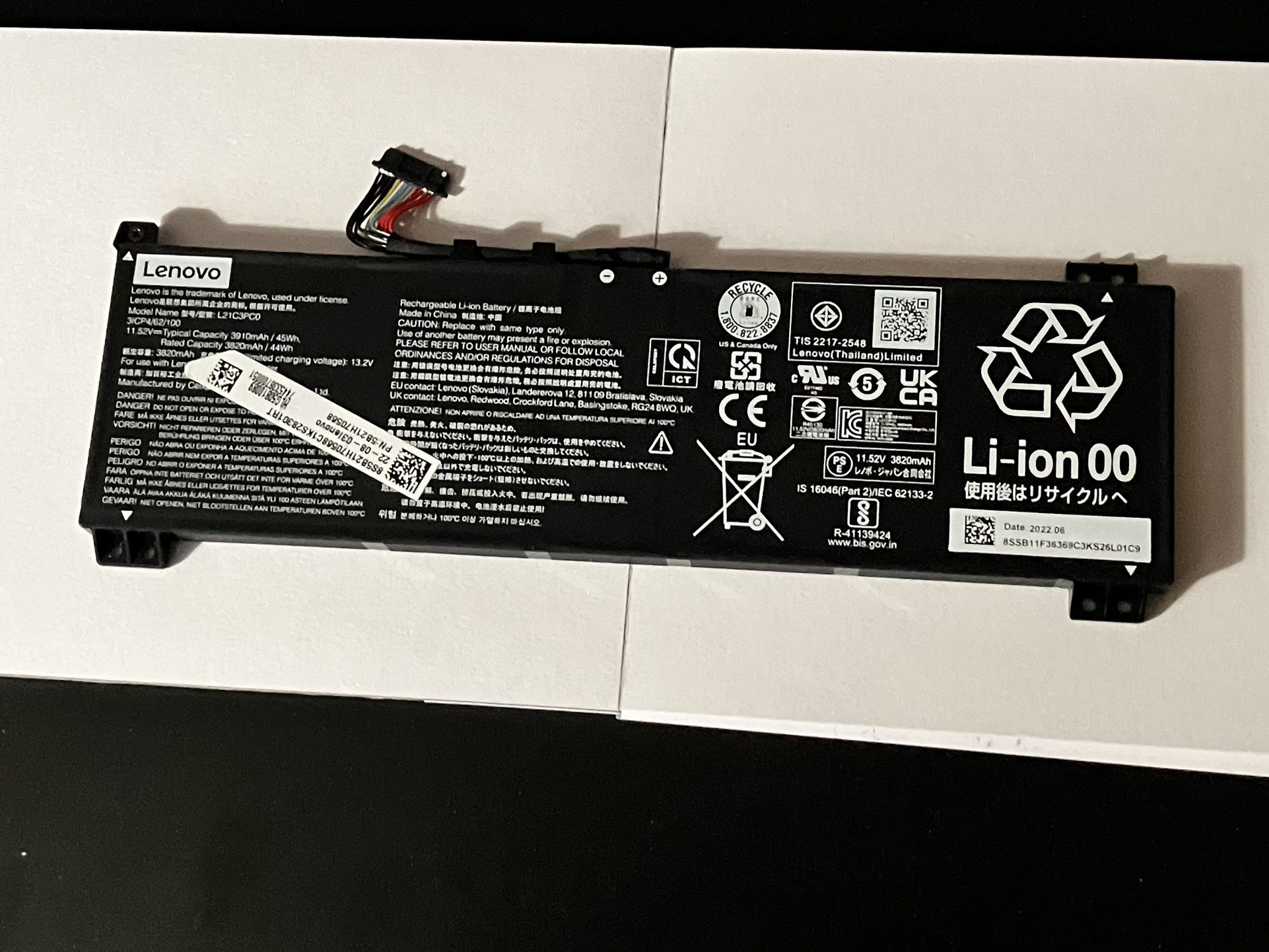 Lenovo Laptop Battery