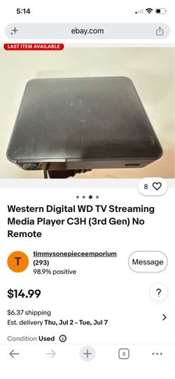 WD live streaming media player