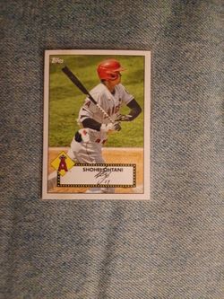 Baseball Card - Shohei Ohtani card