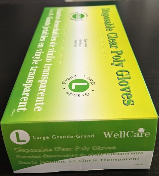 Clear Poly Gloves For Food Handling WellCare