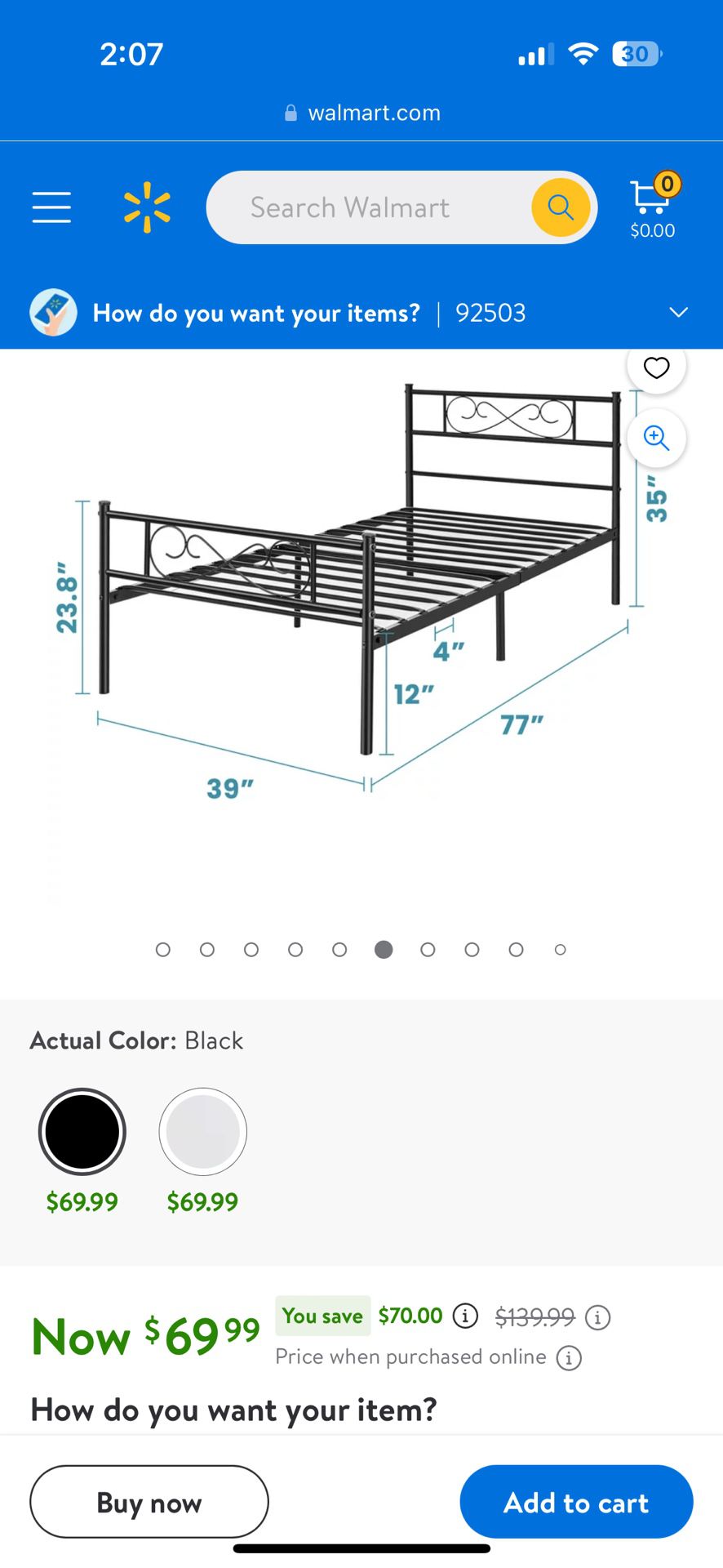 Used Bed Frame 