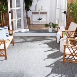 10 X 10 Area Rug, Gray/Navy