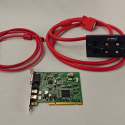 Pinnacle Systems BIGBEN PCI Video Capture Card + blueBOX Breakout Box w/ Cables - DV / Analog