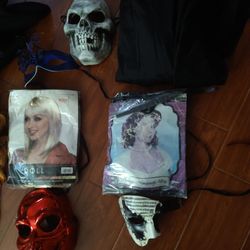 Halloween Masks Wigs And Capes
