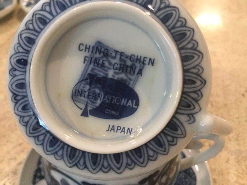 Beautiful fine china tea cups. Originally bought at Neiman Marcus