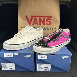 Vans Old Skool 36 - Size 11.5 White - Size 12 Pink