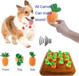 Carrot Dog Toy,Hide and Seek Carrot Farm Dog Toys,Dog Interactive Toys w 12  Squeaky Carrots,Pet Snuffle Mat Dog Carrot Chewing Toys, Interactive IQ Tr  for Sale in Upland, CA - OfferUp