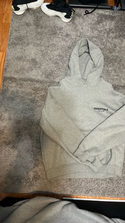 Essential grey hoodie size M