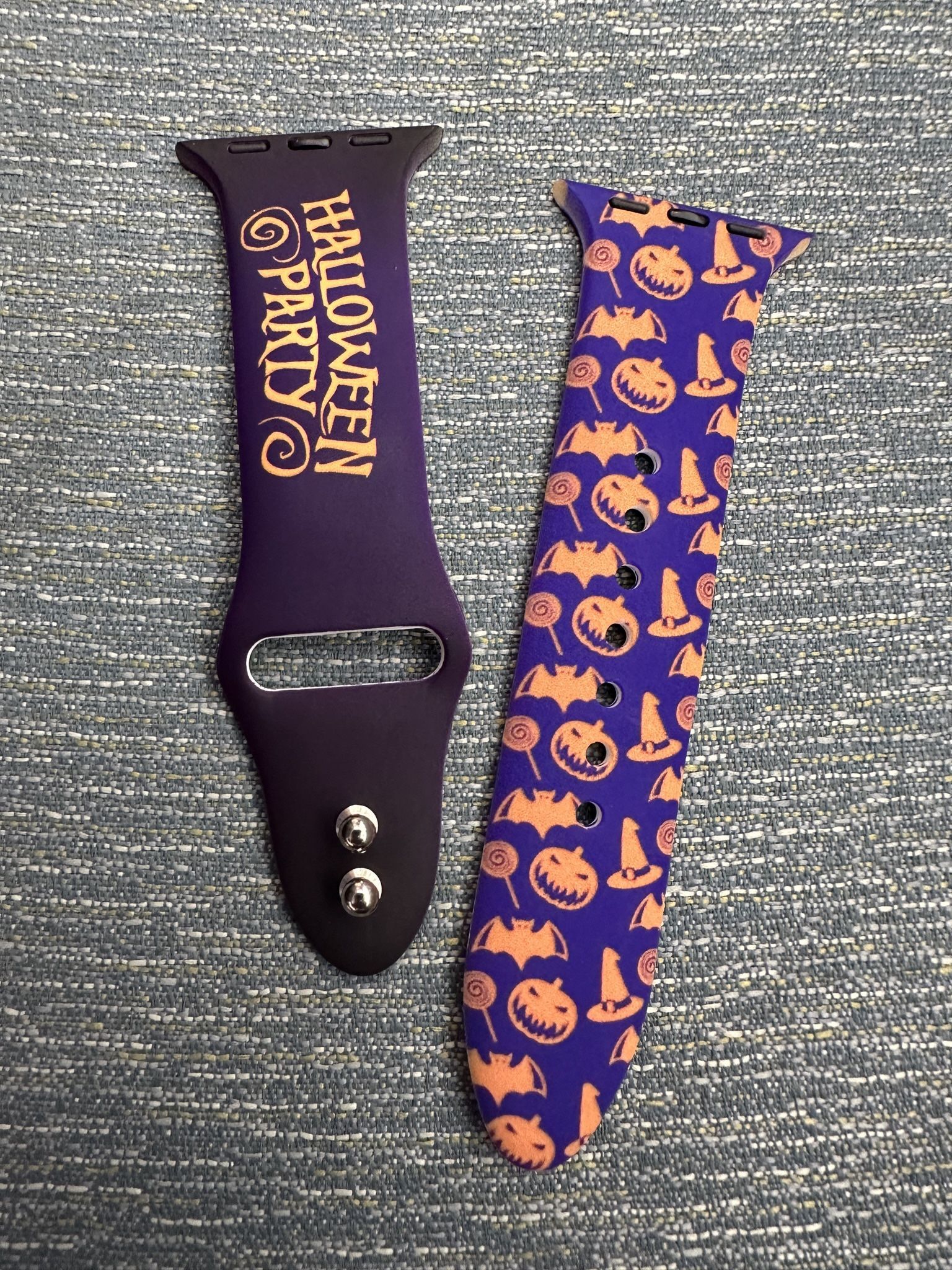 NEW- Purple Halloween Watch Band For Apple Watch 42/44/45 Mm