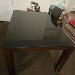 Free Glass Table And Queen Bed Frame 