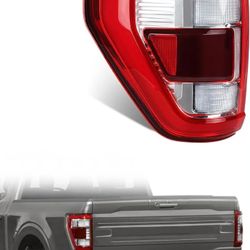 LED Chrome Tail Light Left driver Side Ford F150 2021 2022 2023 King Ranch Lariat Limited Platinum 