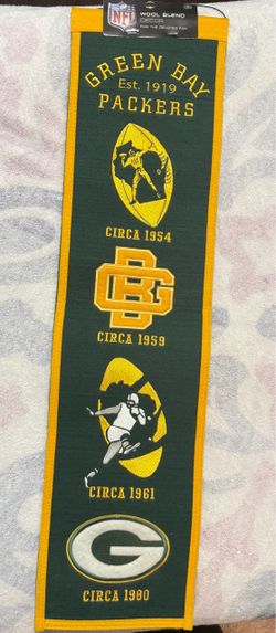 Green Bay Packers NFL Heritage Wool Blend Banner