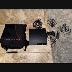 PS3 Slim w/Travel Bag