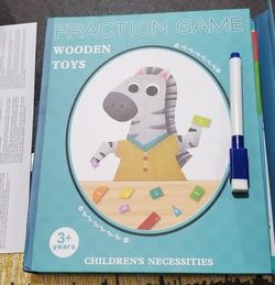 Fraction Cognitive Learning Magnetic Book 