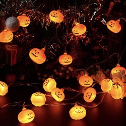 10Ft 20 Halloween Decoration Lights-2 Steady(never Used )