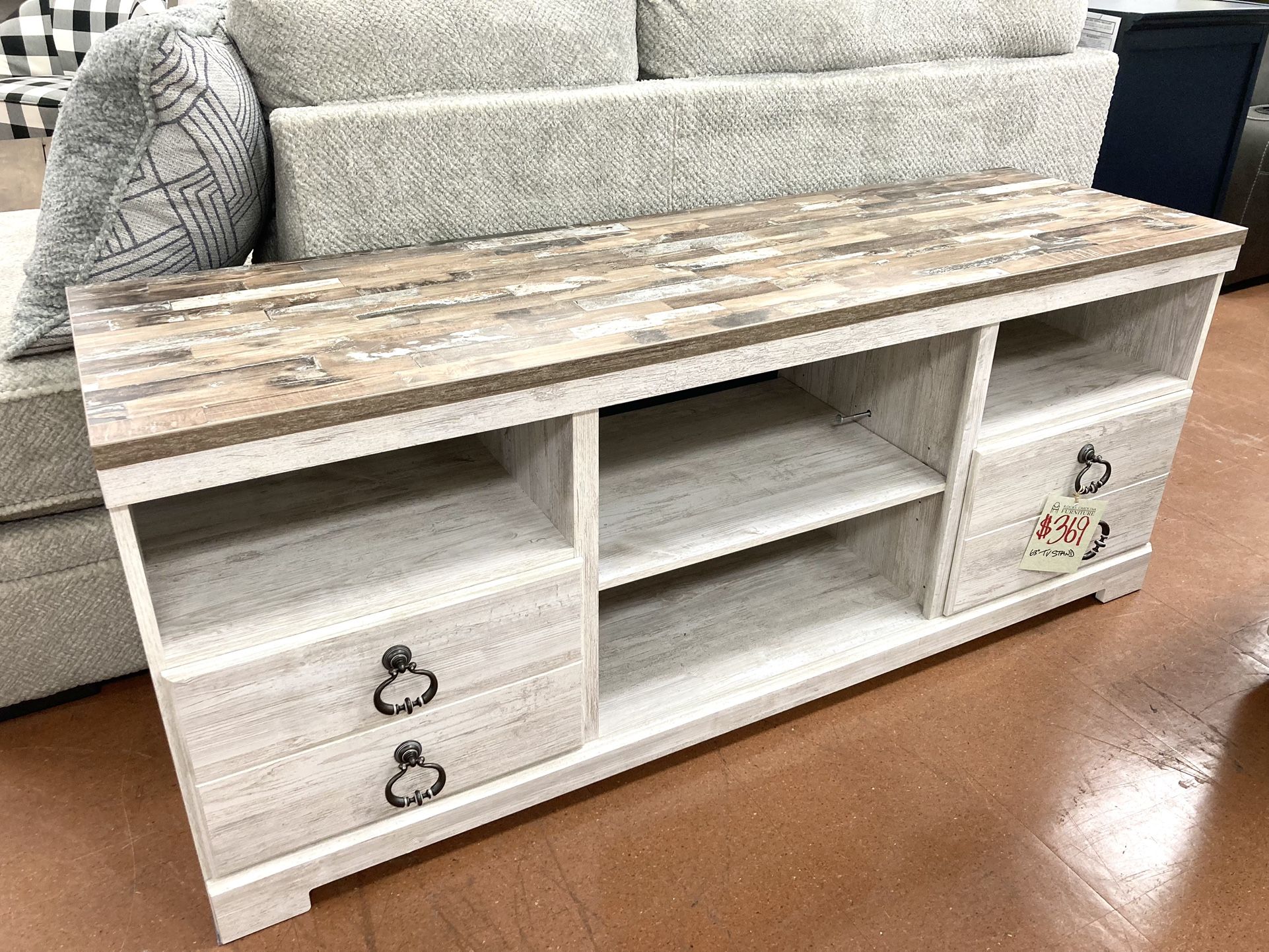 New 63” TV Stand — TAKE IT HOME