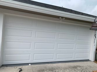 New garage door impact long panel