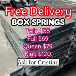 Box Springs  Twin box Full box  Queen box  King box  Bases para colchon  Box spring 