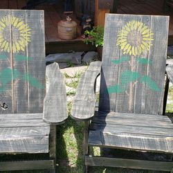 Country Style Adirondack Chairs 