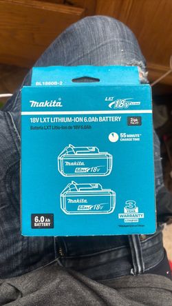 🔥🔥🔥NEVER USED Makita 18V LXT 6.0Ah Battery 2-Pack🔥🔥🔥