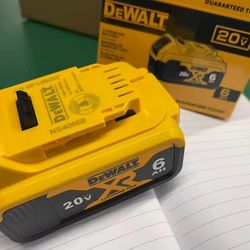 100% Original 6Ah 20V Original Dewalt Power Tool Battery