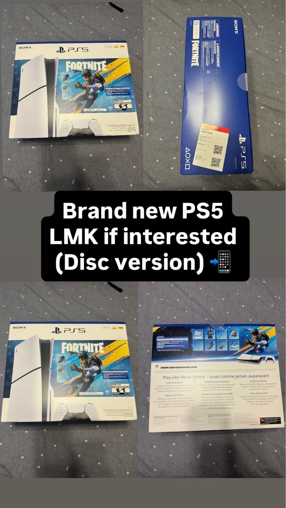 PS5 (BRAND NEW)