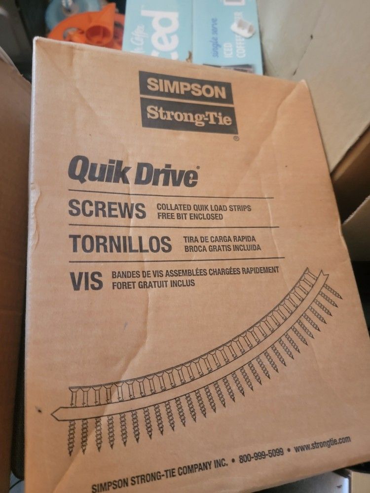 Case Of Quik Drive Screws