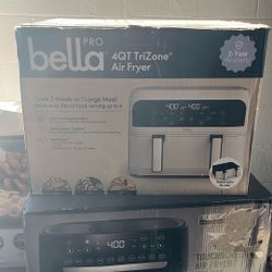 Bella 4qt Trizone Air Fryer (Beige)