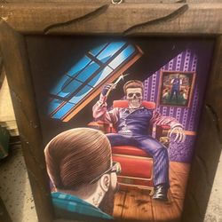 Barber Shop Decorative Frame