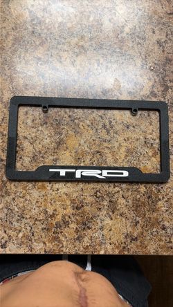 Porta placa TRD