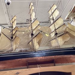 Vintage model ship