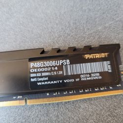 Gaming Memory DDR4 8GB [3000Mhz] RAM 